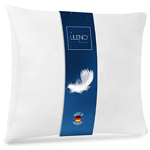 LILENO HOME Federkissen 80x80 cm [1er Set] -...