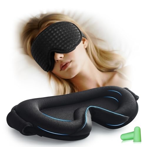 Aosun 3D Schlafmaske für Seitenschläfer,...