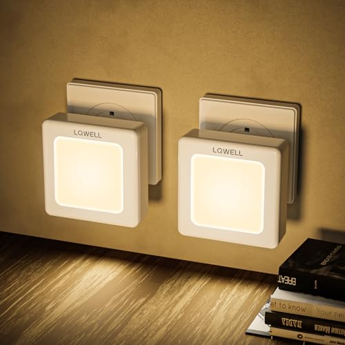 LQWELL® Nachtlicht Steckdose Faltbar mit...