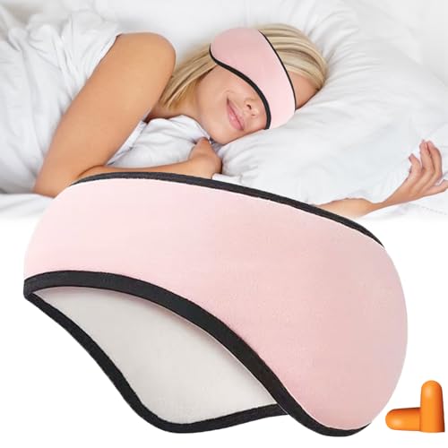 YIZWINS 2-In-1 Schlafmaske mit Ohrenschutz,...