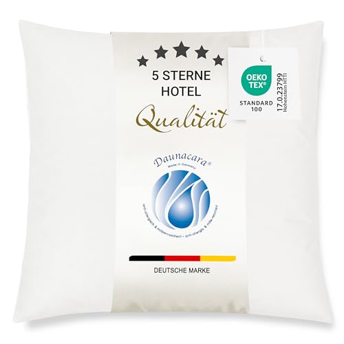 ZOLLNER Deluxe Daunenkissen aus 100% Daunen -...