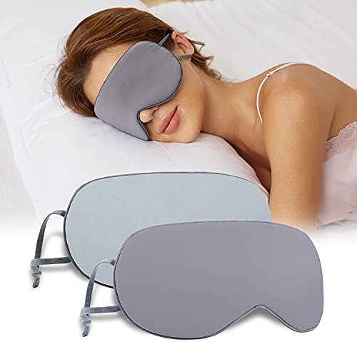 Schlafmaske Damen und Herren, Beidseitig...