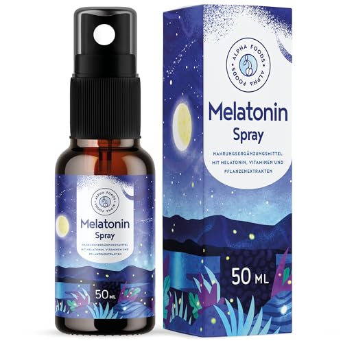 Melatonin Spray Hochdosiert - 400 Tage Vorrat...