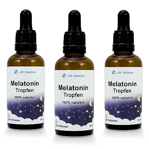 Life Solution - Melatonin Tropfen - 3x 50 ml...