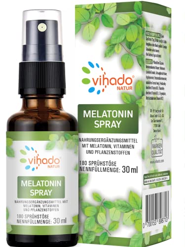 Vihado Natur Melatonin Spray - Plus:...